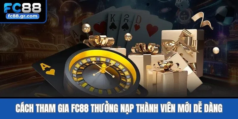 Cách tham gia Fc88 thưởng nạp thành viên mới dễ dàng
