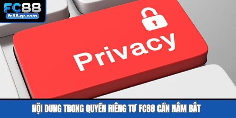 Nội dung về quyền riêng tư