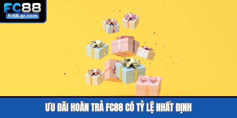 Ưu đãi hoàn trả Fc88 có tỷ lệ nhất định