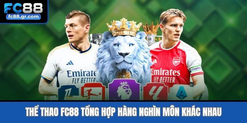 Thể thao Fc88 tổng hợp hàng nghìn môn khác nhau